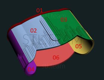 3D модель Овальные медальоны (STL)